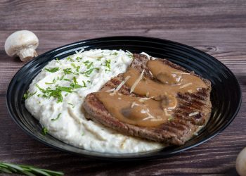 Beef steak Mashed potato