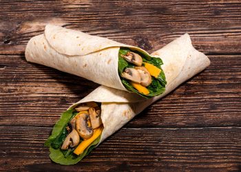 pinach Mushroom Wrap