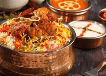 Butter chicken briyani